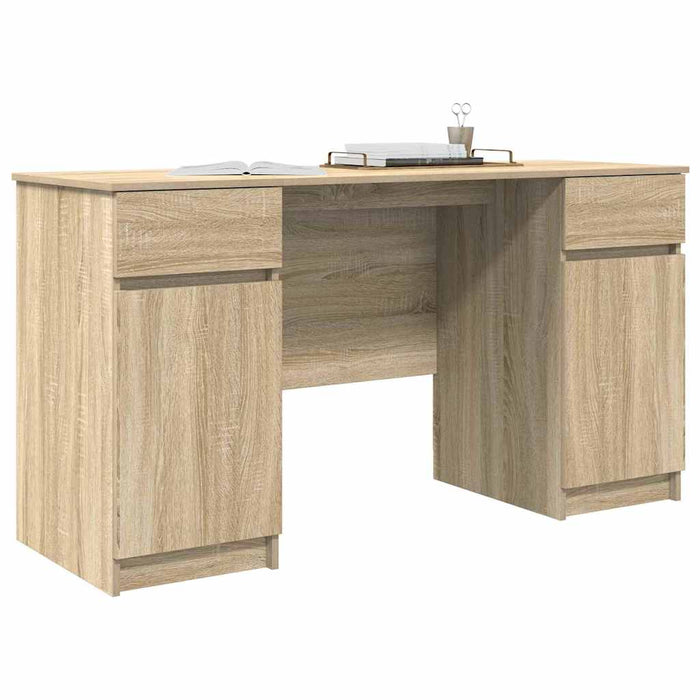 Birou cu sertar Stejar sonoma 140 x 49 x 76 cm Lemn compozit - WALTI WALTI