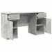 Birou cu sertar cu ușă Gri beton 140 x 49 x 76 cm Lemn compozit - WALTI WALTI