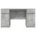 Birou cu sertar cu ușă Gri beton 140 x 49 x 76 cm Lemn compozit - WALTI WALTI