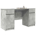 Birou cu sertar cu ușă Gri beton 140 x 49 x 76 cm Lemn compozit - WALTI WALTI