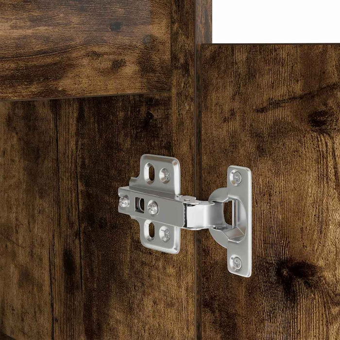 Birou cu sertar Stejar afumat 140 x 49 x 76 cm Lemn compozit - WALTI WALTI
