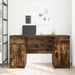 Birou cu sertar Stejar afumat 140 x 49 x 76 cm Lemn compozit - WALTI WALTI