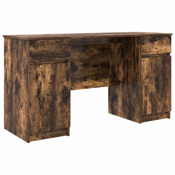Birou cu sertar Stejar afumat 140 x 49 x 76 cm Lemn compozit - WALTI WALTI