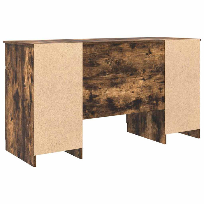 Birou cu sertar Stejar afumat 140 x 49 x 76 cm Lemn compozit - WALTI WALTI