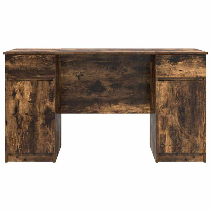 Birou cu sertar Stejar afumat 140 x 49 x 76 cm Lemn compozit - WALTI WALTI