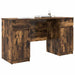 Birou cu sertar Stejar afumat 140 x 49 x 76 cm Lemn compozit - WALTI WALTI