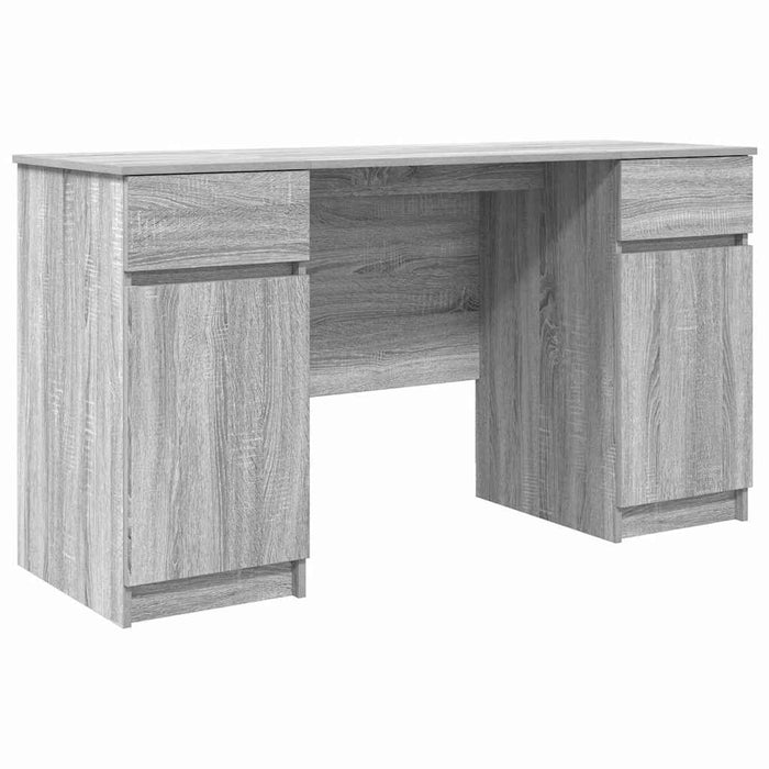 Birou cu sertar sonoma gri 140 x 49 x 76 cm Lemn compozit - WALTI WALTI