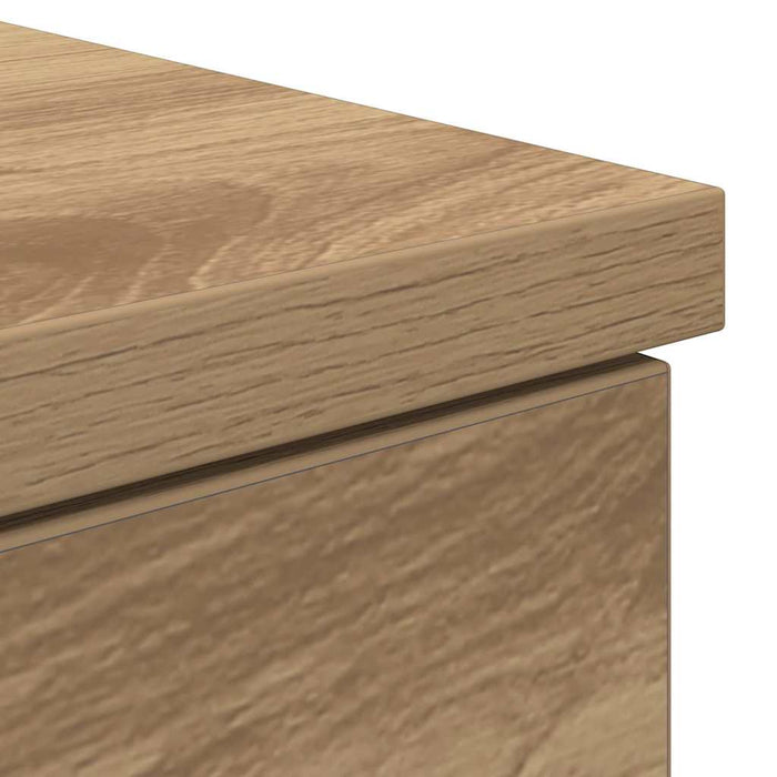 Birou cu sertar stejar artizanal 140 x 49 x 76 cm Lemn compozit - WALTI WALTI
