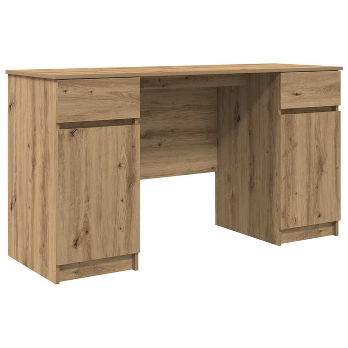 Birou cu sertar stejar artizanal 140 x 49 x 76 cm Lemn compozit - WALTI WALTI