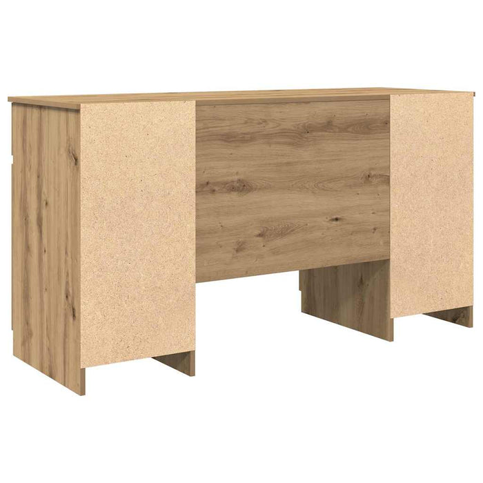 Birou cu sertar stejar artizanal 140 x 49 x 76 cm Lemn compozit - WALTI WALTI