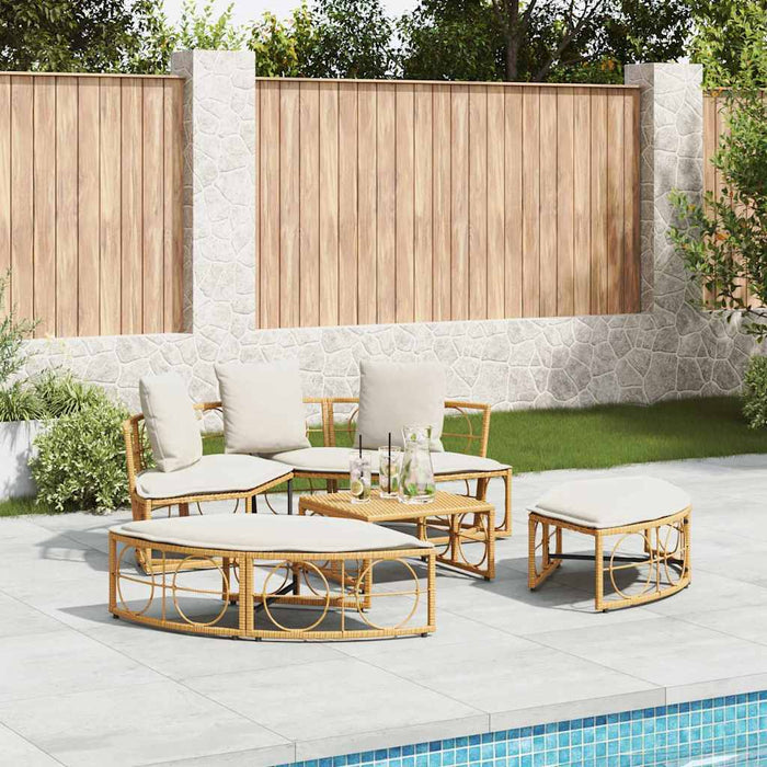 Pat lounge pentru exterior fără baldachin Poly Rattan - WALTI WALTI