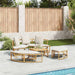 Pat lounge pentru exterior fără baldachin Poly Rattan - WALTI WALTI