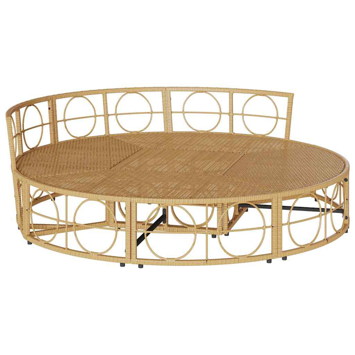 Pat lounge pentru exterior fără baldachin Poly Rattan - WALTI WALTI