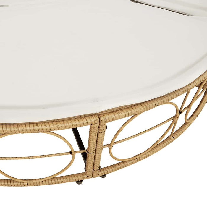 Pat lounge pentru exterior fără baldachin Poly Rattan - WALTI WALTI