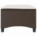 Scaune de grădină cu perne 2 buc Maro 55x55x36 cm Poly Ratan - WALTI WALTI