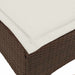 Scaune de grădină cu perne 2 buc Maro 55x55x36 cm Poly Ratan - WALTI WALTI