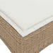 Scaune de grădină cu perne 2 buc Bej 55x55x36 cm Poly Ratan - WALTI WALTI