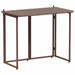 Masă pliabilă de grădină maro 90x51x75 cm Poly Ratan - WALTI WALTI