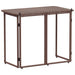 Masă pliabilă de grădină maro 90x51x75 cm Poly Ratan - WALTI WALTI