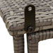 Masă de grădină pliabilă gri 90x51x75 cm Poly Ratan - WALTI WALTI
