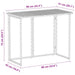 Masă pliabilă de grădină bej 90x51x75 cm Poly Ratan - WALTI WALTI