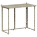 Masă pliabilă de grădină gri deschis 90x51x75 cm Poly Ratan - WALTI WALTI