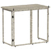 Masă pliabilă de grădină gri deschis 90x51x75 cm Poly Ratan - WALTI WALTI