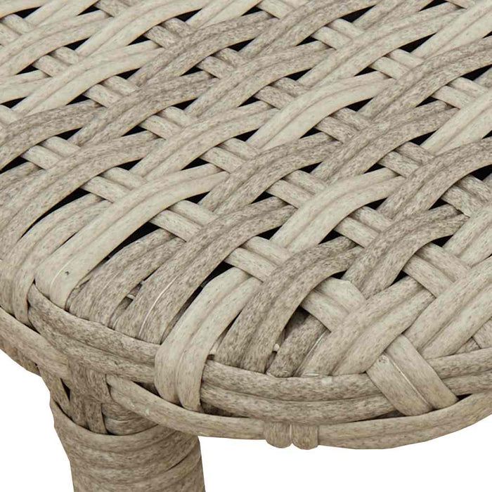 Masă pliabilă de grădină gri deschis 90x51x75 cm Poly Ratan - WALTI WALTI