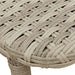 Masă pliabilă de grădină gri deschis 90x51x75 cm Poly Ratan - WALTI WALTI