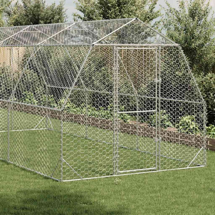 Pui de găină 2,5x6x2,25 m Oțel galvanizat - WALTI WALTI