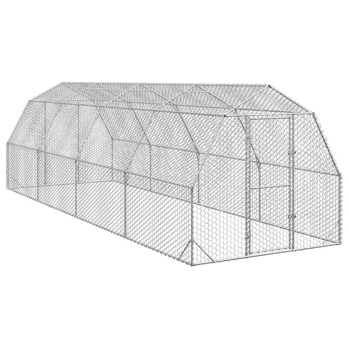 Pui de găină 2,5x8x2,25 m Oțel galvanizat - WALTI WALTI