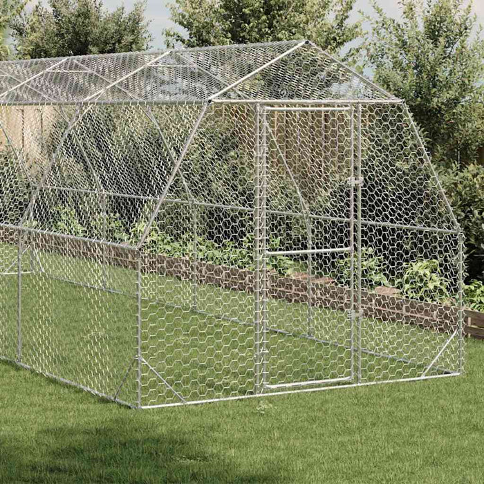 Pui de găină 2,5x8x2,25 m Oțel galvanizat - WALTI WALTI
