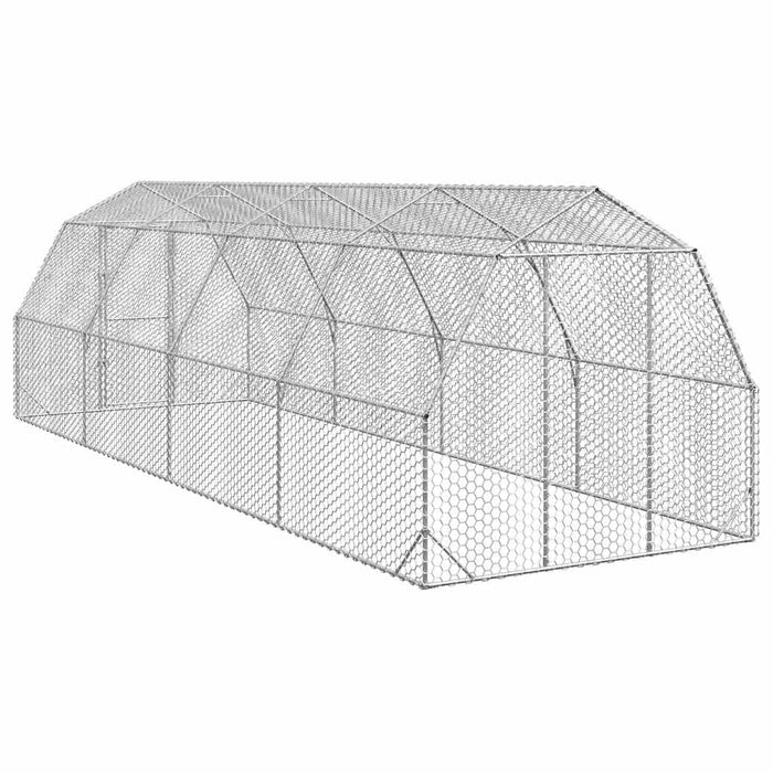 Pui de găină 2,5x8x2,25 m Oțel galvanizat - WALTI WALTI