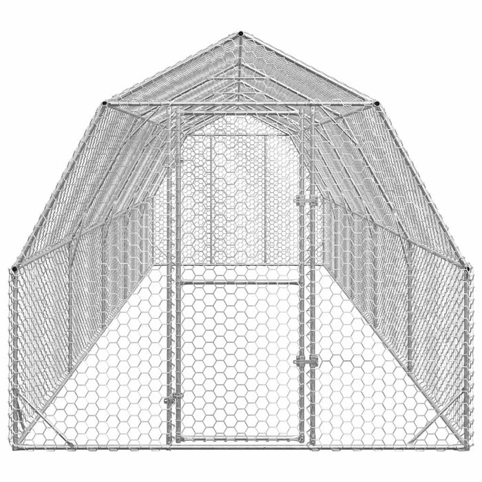 Pui de găină 2,5x10x2,25 m Oțel galvanizat - WALTI WALTI