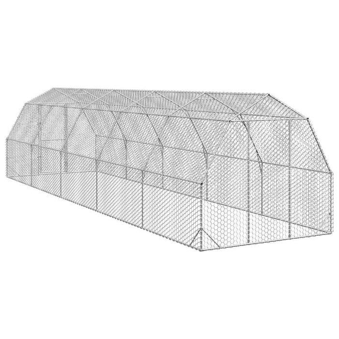 Pui de găină 2,5x10x2,25 m Oțel galvanizat - WALTI WALTI