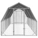 Pui de găină cu acoperiș 2,5x6x2,25 m oțel galvanizat - WALTI WALTI