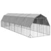 Pui de găină cu acoperiș 2,5x10x2,25 m oțel galvanizat - WALTI WALTI