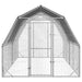 Pui de găină cu acoperiș 2,5x4x2,25 m oțel galvanizat - WALTI WALTI