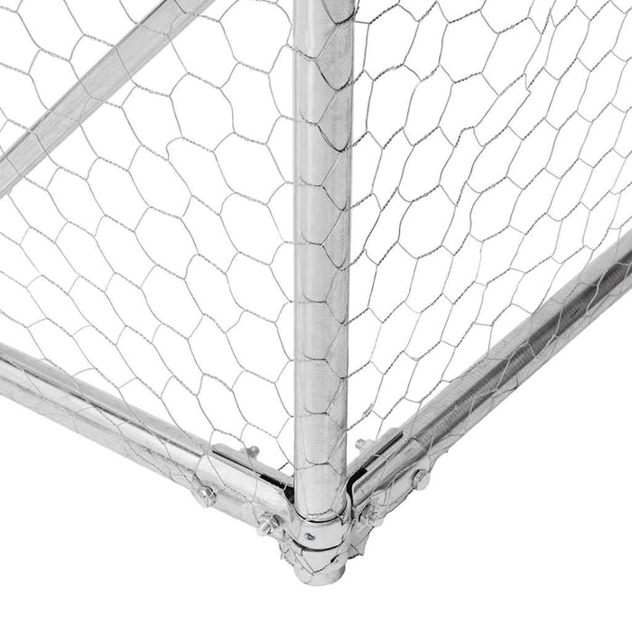 Pui de găină cu acoperiș 2,5x4x2,25 m oțel galvanizat - WALTI WALTI
