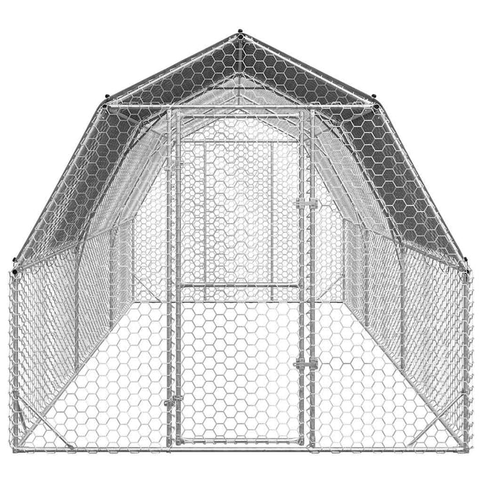 Pui de găină cu acoperiș 2,5x6x2,25 m oțel galvanizat - WALTI WALTI
