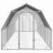 Pui de găină cu acoperiș 2,5x8x2,25 m oțel galvanizat - WALTI WALTI