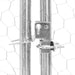 Pui de găină cu acoperiș 2,5x8x2,25 m oțel galvanizat - WALTI WALTI