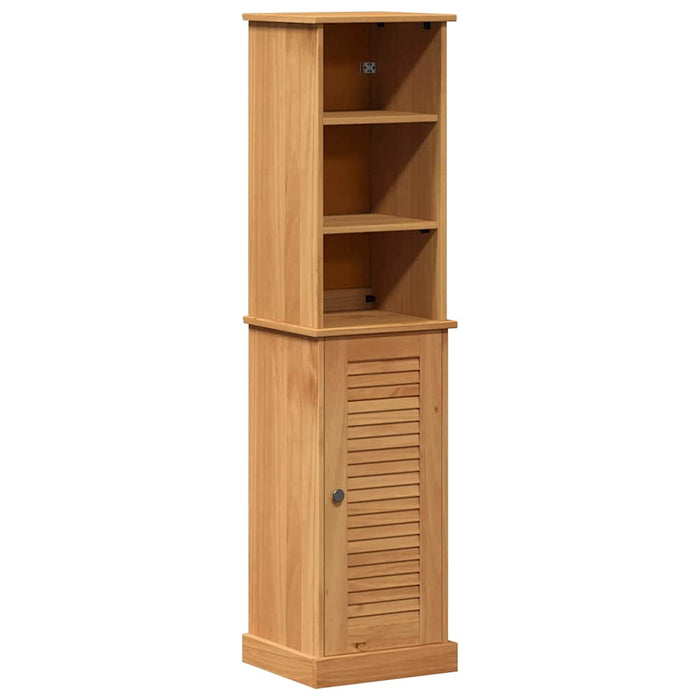 Set de mobilier pentru baie cu raft 2 pcs Marou și Marou miere - WALTI WALTI