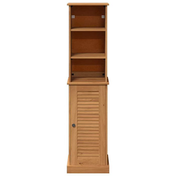Set de mobilier pentru baie cu raft 2 pcs Marou și Marou miere - WALTI WALTI