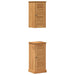 Set de mobilier pentru baie cu raft 2 pcs Marou și Marou miere - WALTI WALTI