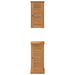 Set de mobilier pentru baie cu raft 2 pcs Marou și Marou miere - WALTI WALTI