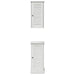 Set de mobilier pentru baie cu raft cu depozitare cu ușă 2 pcs alb antichizat - WALTI WALTI