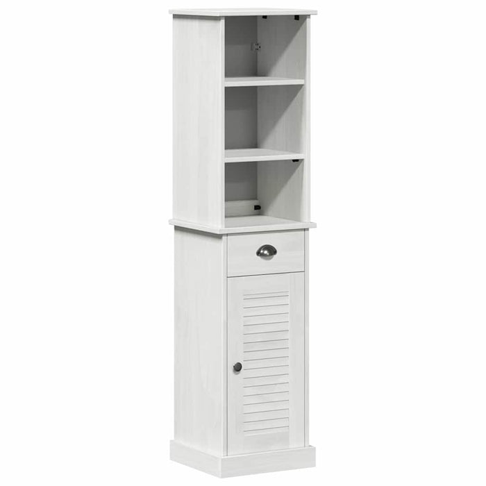 Set de mobilier pentru baie 2 pcs Maro și alb 37 x 34 x 150 cm - WALTI WALTI