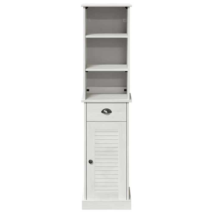 Set de mobilier pentru baie 2 pcs Maro și alb 37 x 34 x 150 cm - WALTI WALTI