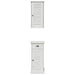 Set de mobilier pentru baie 2 pcs Maro și alb 37 x 34 x 80 cm - WALTI WALTI